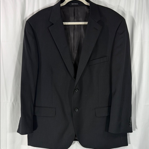 Pronto Uomo Platinum Black Sport Coat with Notched Lapel Size 48 Regular - Picture 1 of 11